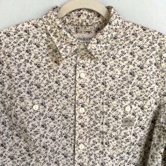 Denim & Supply Floral Long Sleeve Shirt Size Large - Picture 1 of 11